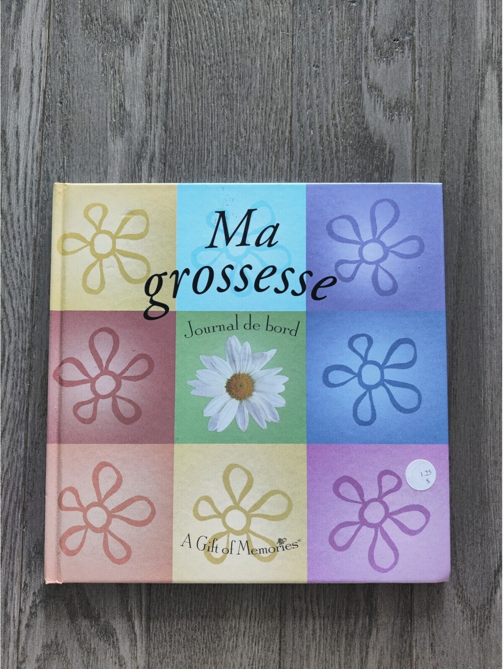 Ma Grossesse Journal de Bord Hardcover Memory Book French Pregnancy Journal